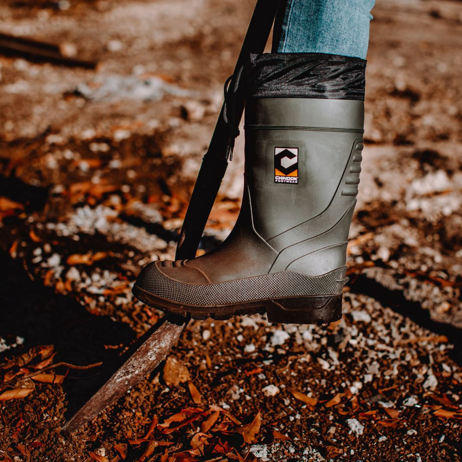 Bota de goma impermeable Badaxe – Verde