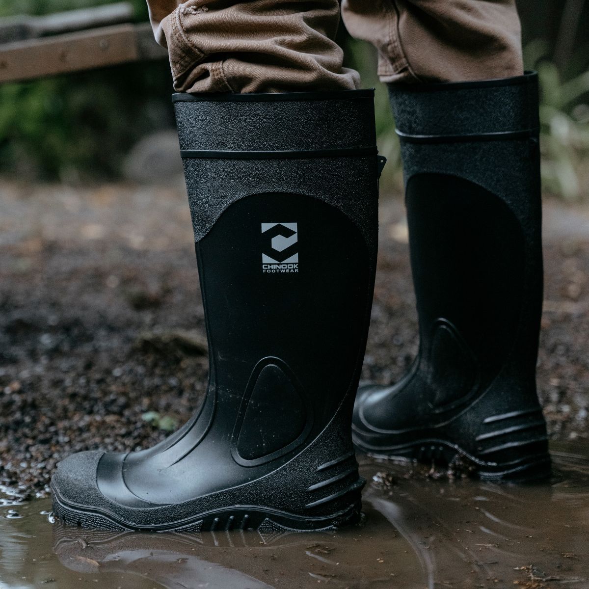 Battleaxe Regrind 15 Men s Waterproof Rubber Boot Chinook Footwear