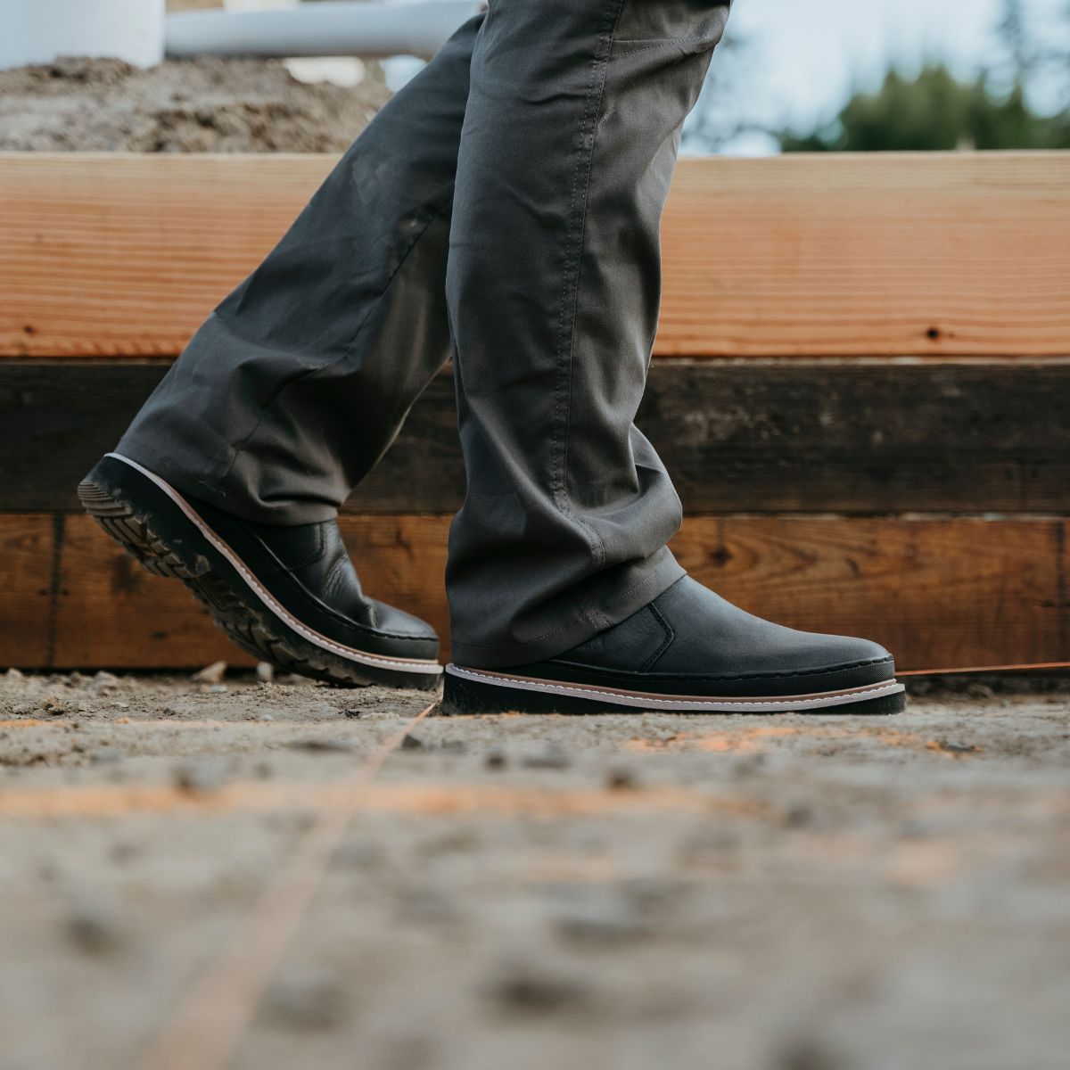 Black Romeo Boots Classic Romeo Shoes in Black Chinook Footwear