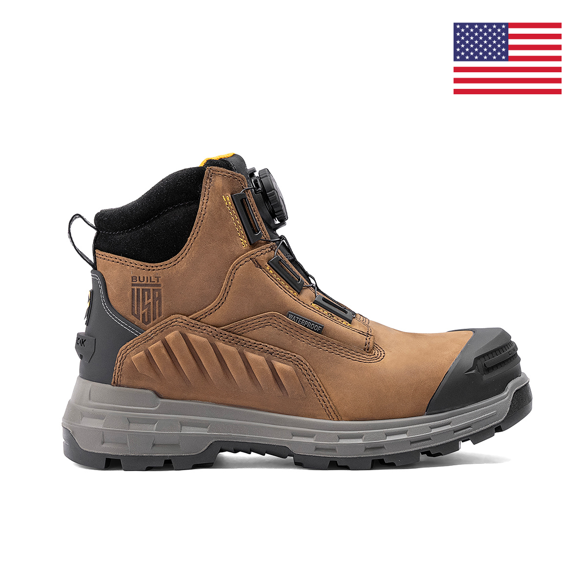 Wildwood 6” Composite Toe Turbolace™ Work Boot - Brown - Made in USA