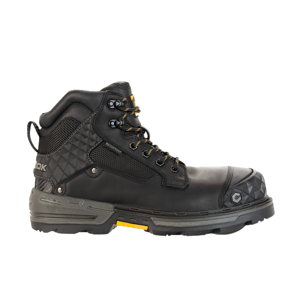 Pallet Jack 6" Comp Toe Men’s Waterproof Work Boot - Black