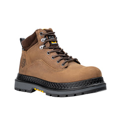Buckman 6" Waterproof, Soft Toe, Brown Boot - Made in USA