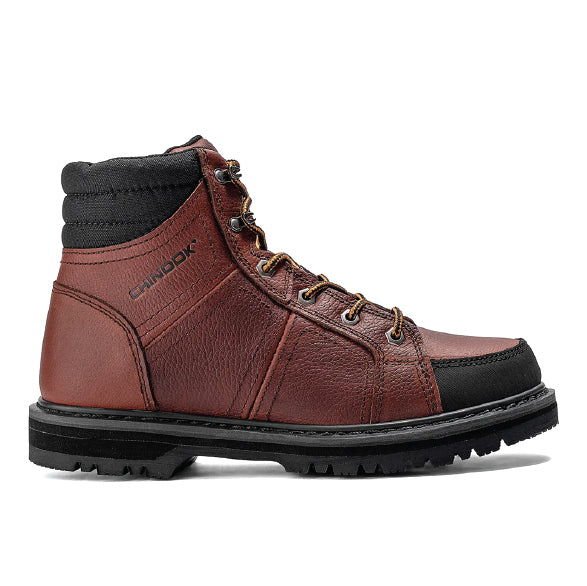 Bota de trabajo Contractor de cuero con punta blanda de 6