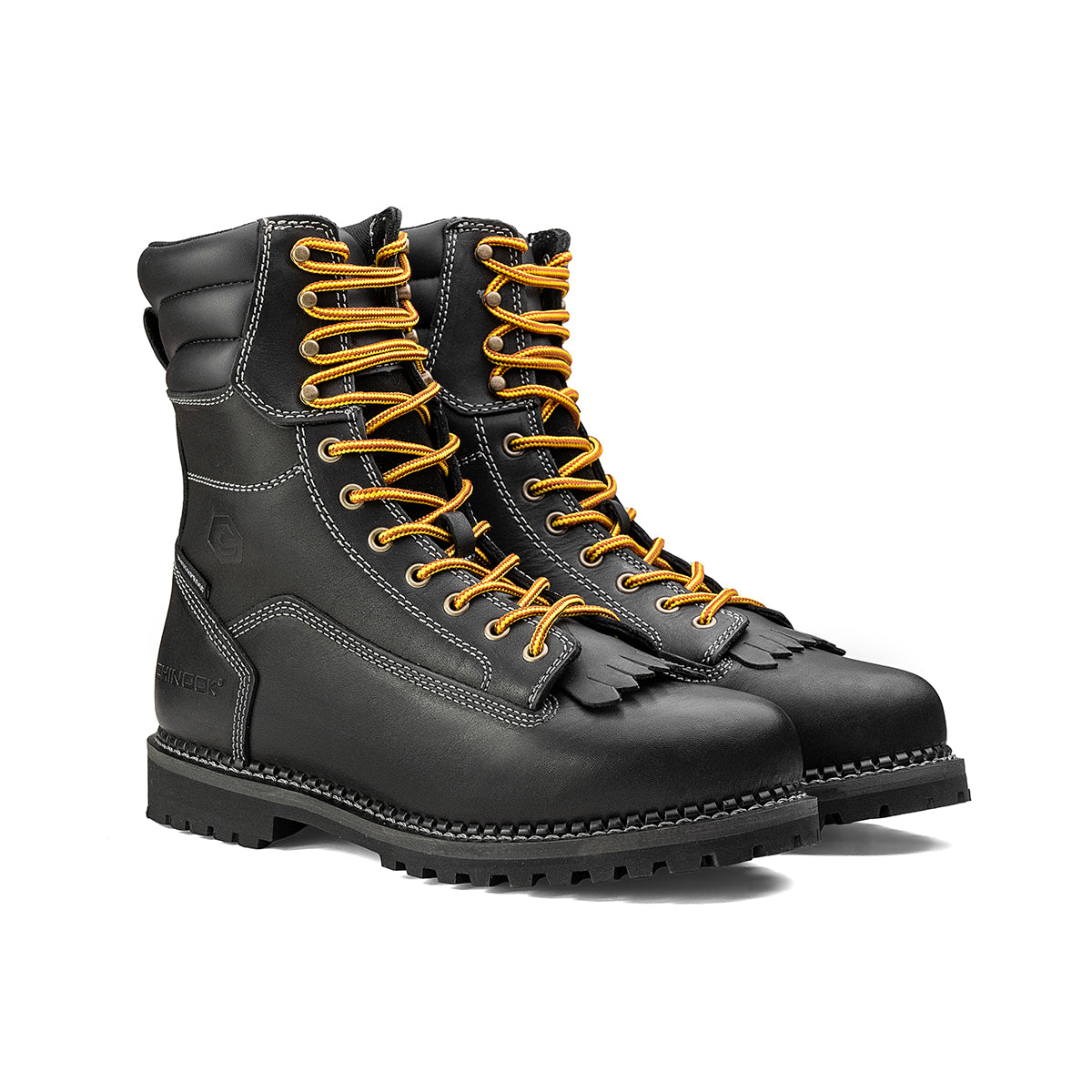 Logger 8” Men’s Waterproof Work Boot - Black