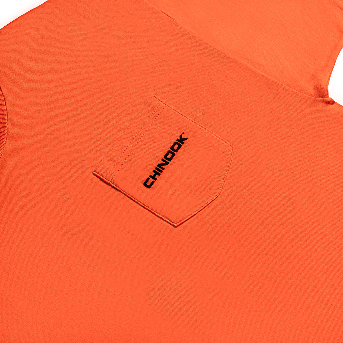 Short Sleeve Pocket T-Shirt - Orange