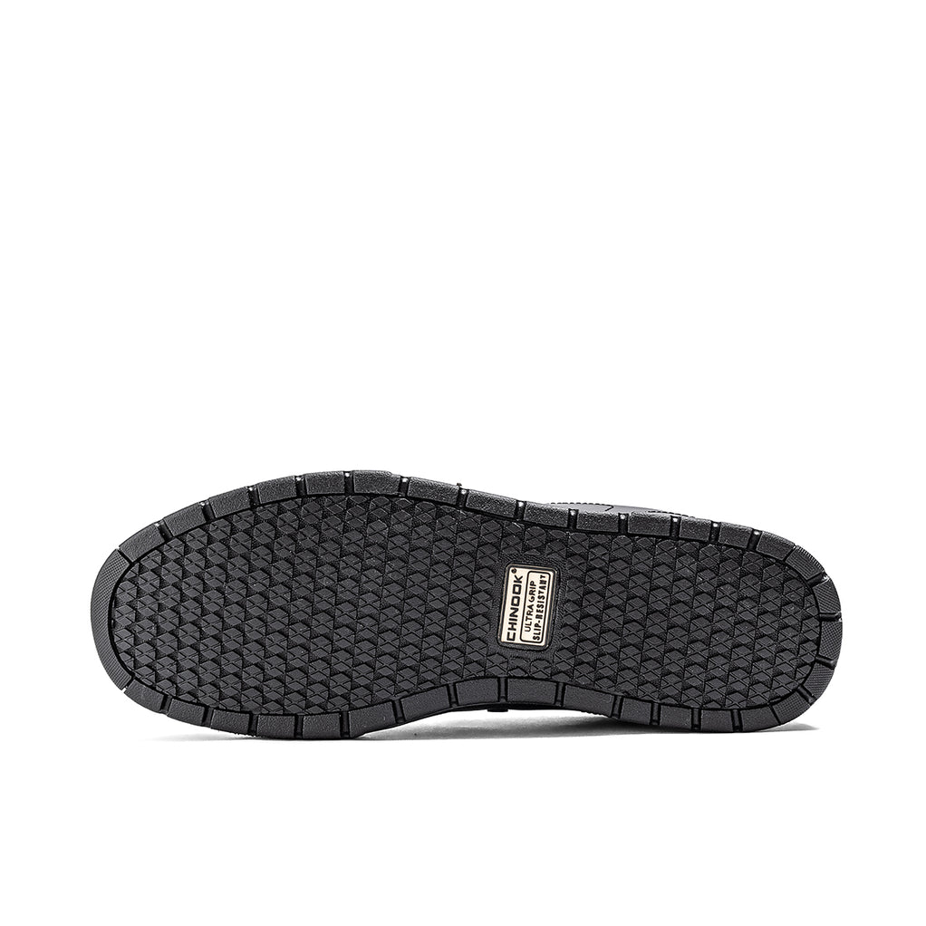 Zapatillas de skate antideslizantes para hombre, color negro