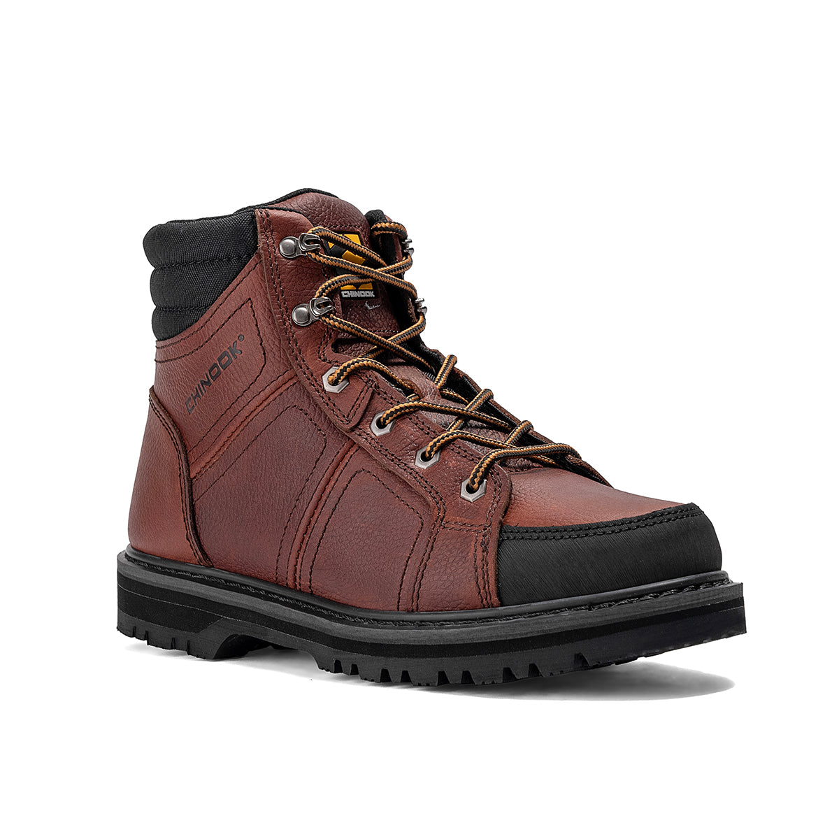 Contractor 6" Soft Toe Leather Work Boot – Brown