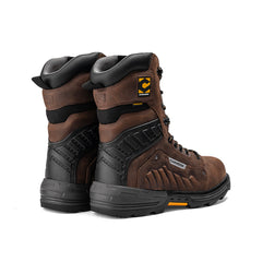 Scorpion 9” Plain Toe Waterproof Work Boot – Brown