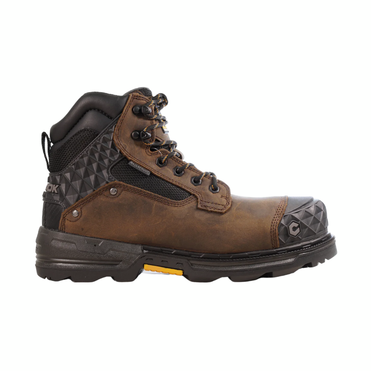 Pallet Jack 6" Comp Toe Men’s Waterproof Work Boot – Brown