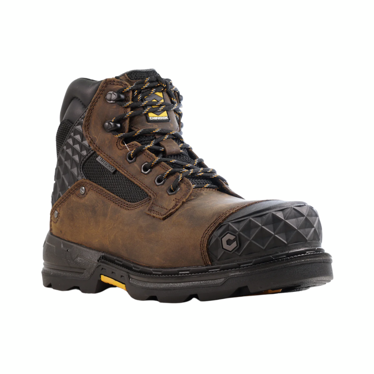 Pallet Jack 6" Comp Toe Men’s Waterproof Work Boot – Brown