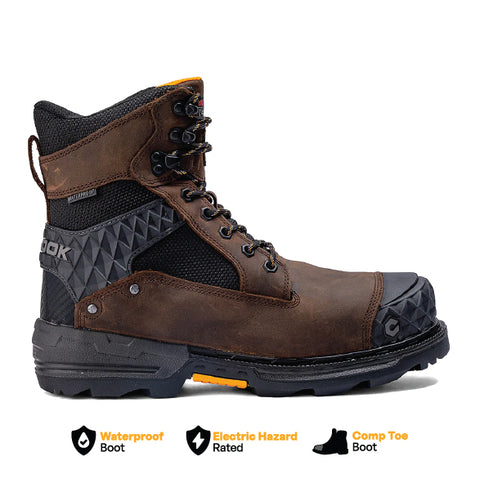 Pallet Jack 8” Men's Insulated Waterproof Work Boot - Brown – Chinook ...