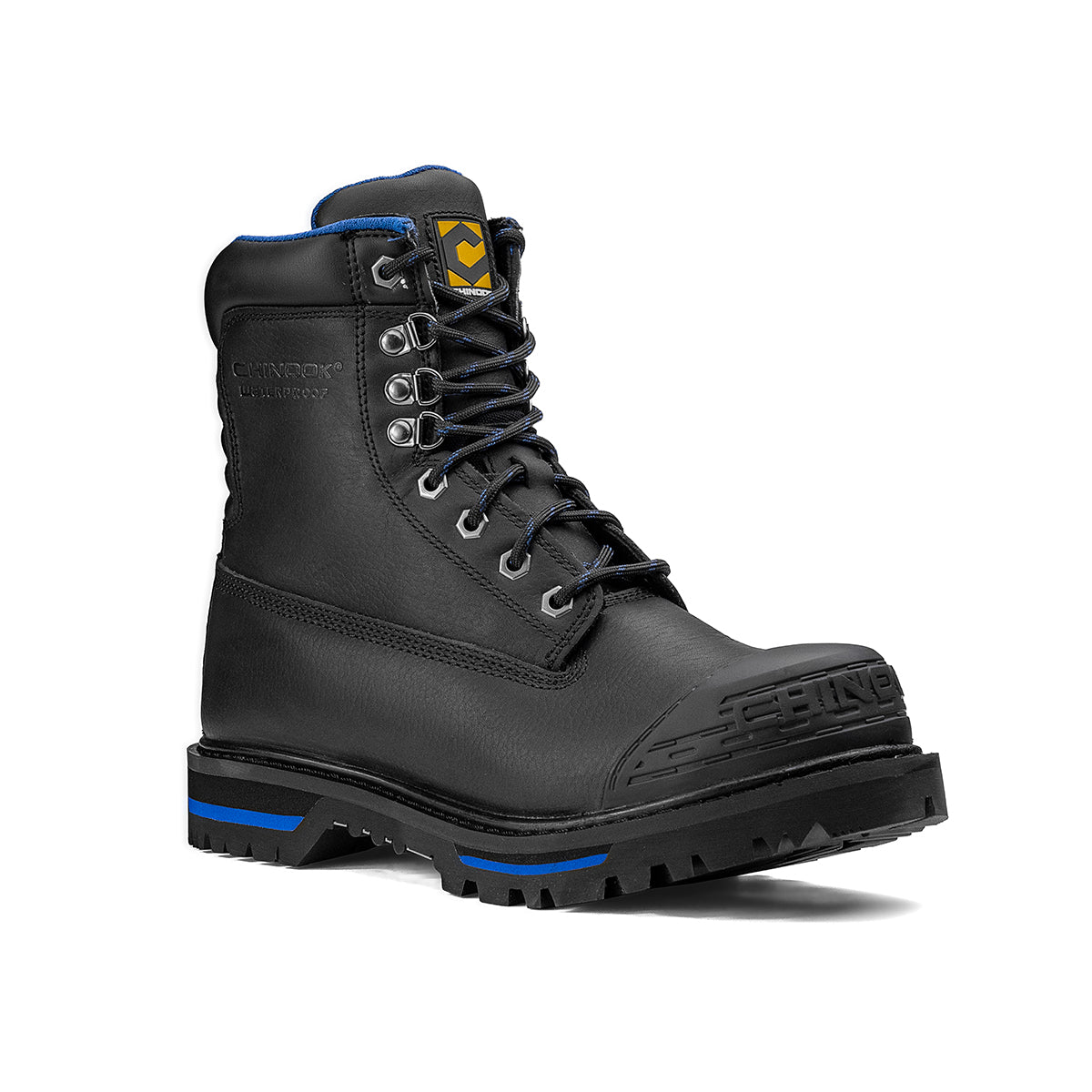 Tarantula 8" Steel Toe Men’s Waterproof Work Boot - Black