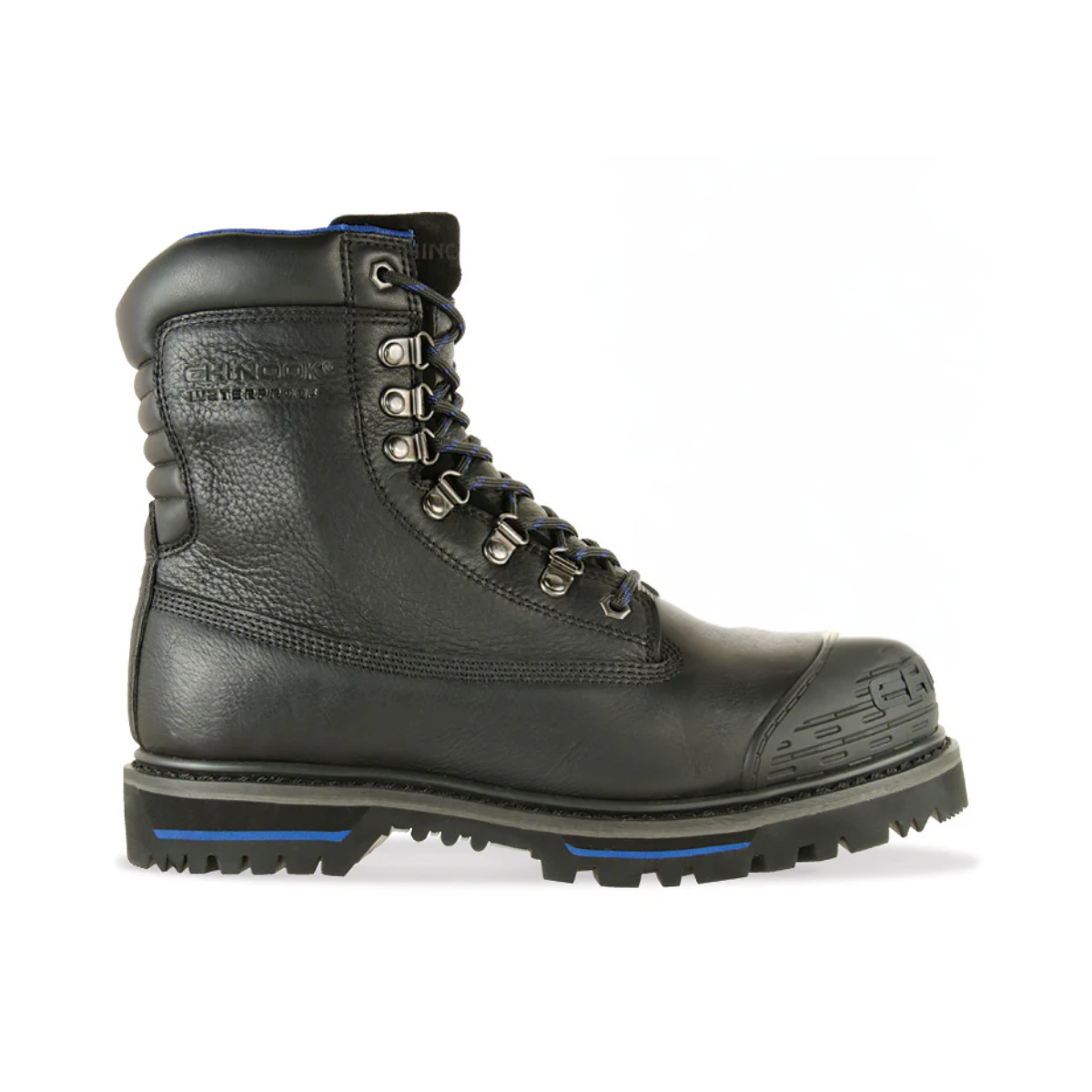 Tarantula 8" Steel Toe Men’s Waterproof Work Boot - Black