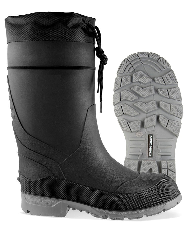 Badaxe Waterproof Rubber Boot in Black